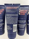 (4) DSC Dollar Shave Club Shave Butter Translucent Precision Sensitive Face 6oz