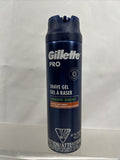 Gillette PRO Shaving Gel for Men Cools to Soothe Face Hydrates Shave 7oz