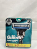 Gillette Mach3 Razor Blade Refills, 8 Cartridges Strong Blades
