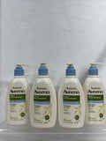 (4) Aveeno Daily Moisturizing Lotion Sheer Hydration With Soothing Oat 12 oz