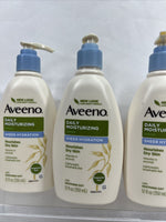 (4) Aveeno Daily Moisturizing Lotion Sheer Hydration With Soothing Oat 12 oz