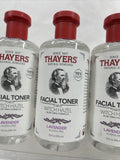 (4) Thayers Toner Lavender Witch Hazel Aloe Vera Formula Alcohol Free 12 fl oz