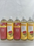 (5) Burt's Bees Energizing Citrus & Ginger Body Wash 98.7% Natural 12oz