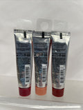 (3) Burt's Bees Squeezy Tinted Lip Balm Moisturizer Peach watermelon ￼Mandarin