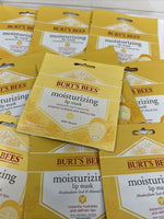 (10) Burts Bees Moisturizing Lip Mask for Women - 0.02 oz Lip Mask COMBINE SHIP