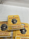 (5) Burt's Bees Beeswax Lip Balm Vitamin E Peppermint Buy More SaveCOMBINE SHIP