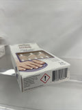 Kiss Salon Acrylic French Glue On Toenails #80360 KSAT01 Revolutionary