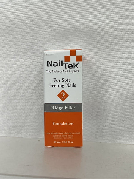 Nail Tek 2 Ridge Filler Foundation Therapy II Soft Peeling Nails.5oz COMBINESHIP