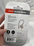 Magnavox White Stable Hooks Sure Fit Hands Free Built In Mic & Remote On Ear