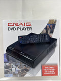 Craig CVD512A Compact DVD Player w/ Remote DVD/DVD-R/DVD-RW/JPEG/CD-R/CD-RW/CD