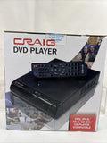 Craig CVD512A Compact DVD Player w/ Remote DVD/DVD-R/DVD-RW/JPEG/CD-R/CD-RW/CD