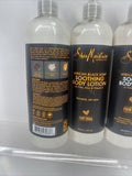 (3) Shea Moisture African Black Soap Soothing Body Lotion Sensitive Dry 16oz