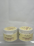 (2) Shea Moisture Strengthen & Restore Smoothie Hair Curl Black Caster 11.5oz