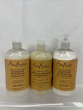 (3) Shea Moisture Moisture Retention Shampoo Sea Kelp & Conditioner Hair 13oz