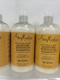 (3) Shea Moisture Moisture Retention Shampoo Sea Kelp & Conditioner Hair 13oz