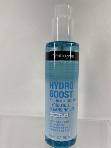 Neutrogena Hydro Boost Hydrating Cleansing Gel Fragrance Free ￼Hyaluronic￼ 5.5oz