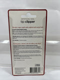 Kiss New York Artical Nail Tip Clipper No Slip Handle Durable Spring 59371