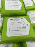 (8) BIODERMA Sebium H2O Cleansing Purifying Micellar Wipes - 25 WIPES 200ttl