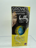 Curls Blissful Lengths Blueberry Liquid Hair Growth Vitamin 8oz 100% absorption