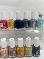 (15) Essie Nail Polish Lacquer No Repeats Bulk Lot Coral Blue Green Pink Mauve