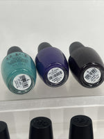 (18) OPI Nail Polish LACQUER  Color No Repeats O P I Nude Pink Red Blue Bulk Lot