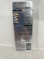 L'Oreal 573 Warm Brunette  Unbelieva-Brow Gel Tinted Makeup Long Wear Waterproof