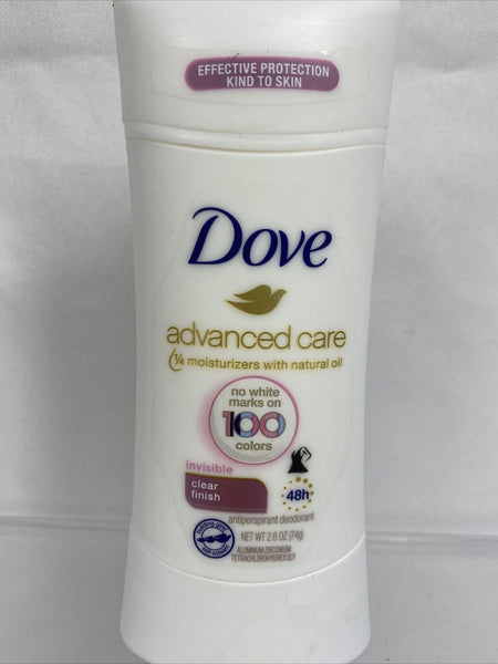 Dove Advanced care invisible clear finish￼ Antiperspirant Deodorant 2.6oz