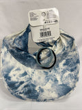 Scunci Everyday Active Comfy Stretch sporty Visor Headwrap & Elastics Blue White
