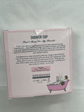 The Vintage Cosmetic Company Shower Cap Leopard Print Spa Gift Bath Pamper