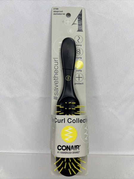 Conair Curl Collective Detangling Hair Brush removable rows Snag Free Customize