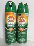 (6) Off! Sportsmen Deep Woods Insect Repellent Even Spray Technology New 6oz