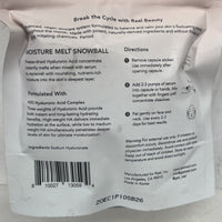 (2)  Rael Beauty Moisture Melt Snowball Hyaluronic Acid  6 In each Pouch