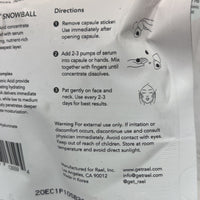 (2)  Rael Beauty Moisture Melt Snowball Hyaluronic Acid  6 In each Pouch