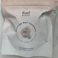(2)  Rael Beauty Moisture Melt Snowball Hyaluronic Acid  6 In each Pouch