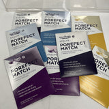 (8) SpaLife POREFECT MATCH Hydrocolloid Nose Strips + Pimple Patches Purple Blue