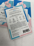 (3)  Peach Slices Hydrate Thyme + Morning Calm Flower Single Use Sheet Masks