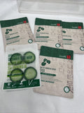 (5) Soo'AE Hanbang Mask CICA Face Mash Sheet Soothing Calming Herb ￼ Cucumber