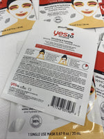 (6) Yes to TomatoesDetoxifying Hydrating white charcoal paper￼ mask