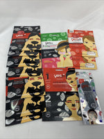 (12) Yes To Tomatoes Clear Detoxifying Charcoal Paper Mask 2 Step Nose Kit Tool