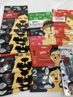 (12) Yes To Tomatoes Clear Detoxifying Charcoal Paper Mask 2 Step Nose Kit Tool
