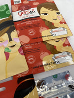 (12) Yes To Tomatoes Clear Detoxifying Charcoal Paper Mask 2 Step Nose Kit Tool
