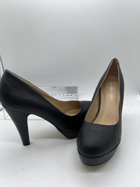 8.5 Black Madden Girl Women's Cleary 1” Platform Pump 4” Heel Dressy