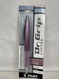 Pilot Dr. Grip Gel Ink Black Fine 0.7mm Smooth Retractable PINK Body