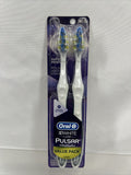 Oral-B® Vibrating PULSAR™ Battery Operated Soft Bristle Toothbrush • TWIN PACK