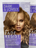 (2) Dark and Lovely 378 Honey Blonde SoftSheen-Carson ￼ Hair Color Fade Resist
