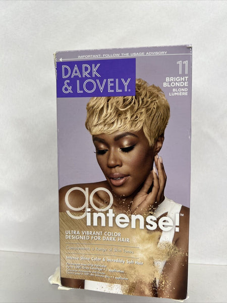 Dark and Lovely 11 Bright Blonde SoftSheen-Carson ￼ Hair Color ￼ Go Intense