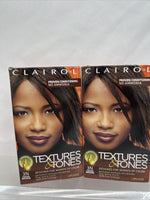 (2) 3N Cocoa Brown  Clairol Textures & tones  Permanent Hair Color