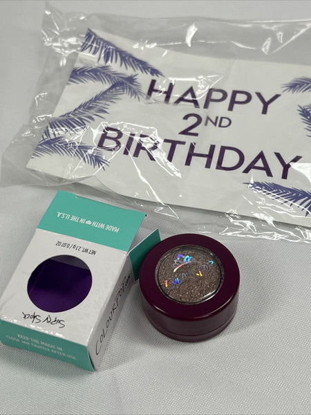 BNIB ColourPop Super Shock Eyeshadow Ultra Glitter BIRTHDAY WISH Full Size