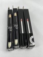 (4) ELF Lip Plumping Gloss & Primer Sparkling Rose Mocha Twist