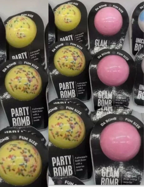 (20) Da Bomb Bath Fizzers Bath Soak 3.5oz Glam Party Candy Bling Blast